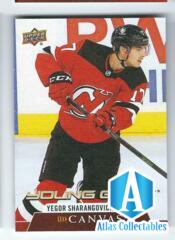 2020-21 UD Series 2 Young Guns Canvas #C217 Yegor Sharangovich